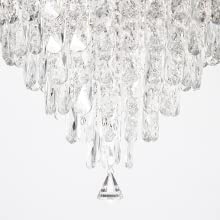 Modern Empire Crystal Chandelier 32inches Raindrop Ceiling Light