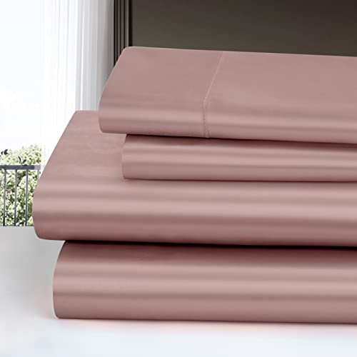 4pcs Satin Sheets Set Luxury Silky Satin Bedding Set with Deep Pocket