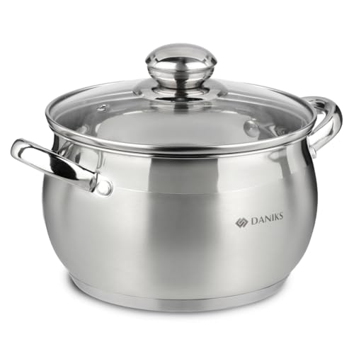 Classic Stainless Steel Kitchen Induction Pot Cookware Set | 6-Piece