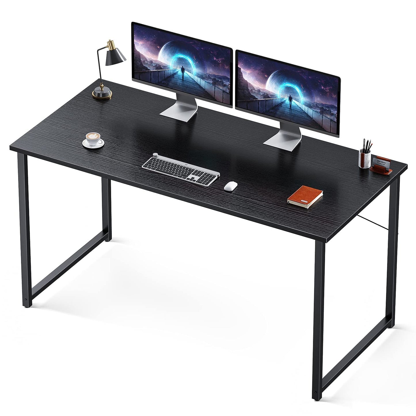 32 Inch Computer Desk, White Marble and Gold Leg EK HOME FURNITURE