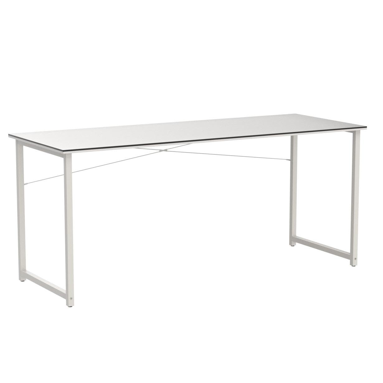 32 Inch Computer Desk, White Marble and Gold Leg EK HOME FURNITURE