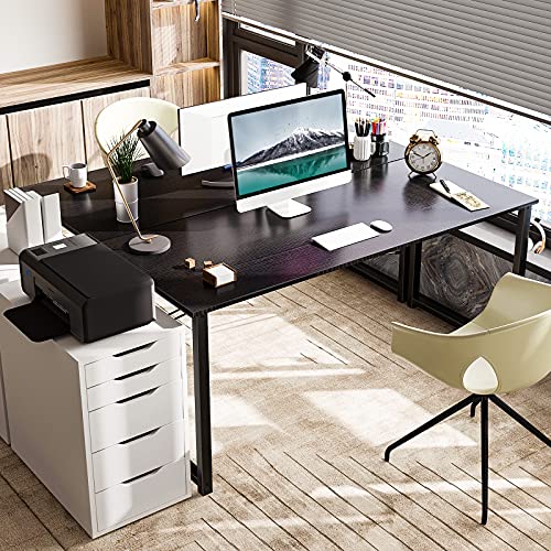 32 Inch Computer Desk, White Marble and Gold Leg EK HOME FURNITURE