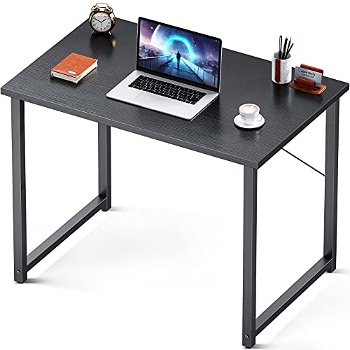 32 Inch Computer Desk, White Marble and Gold Leg EK HOME FURNITURE