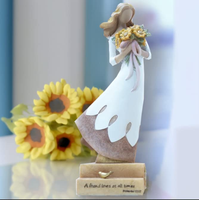 Collectible Figurines, Statues. Hand Painted Sculpture for Home Décor