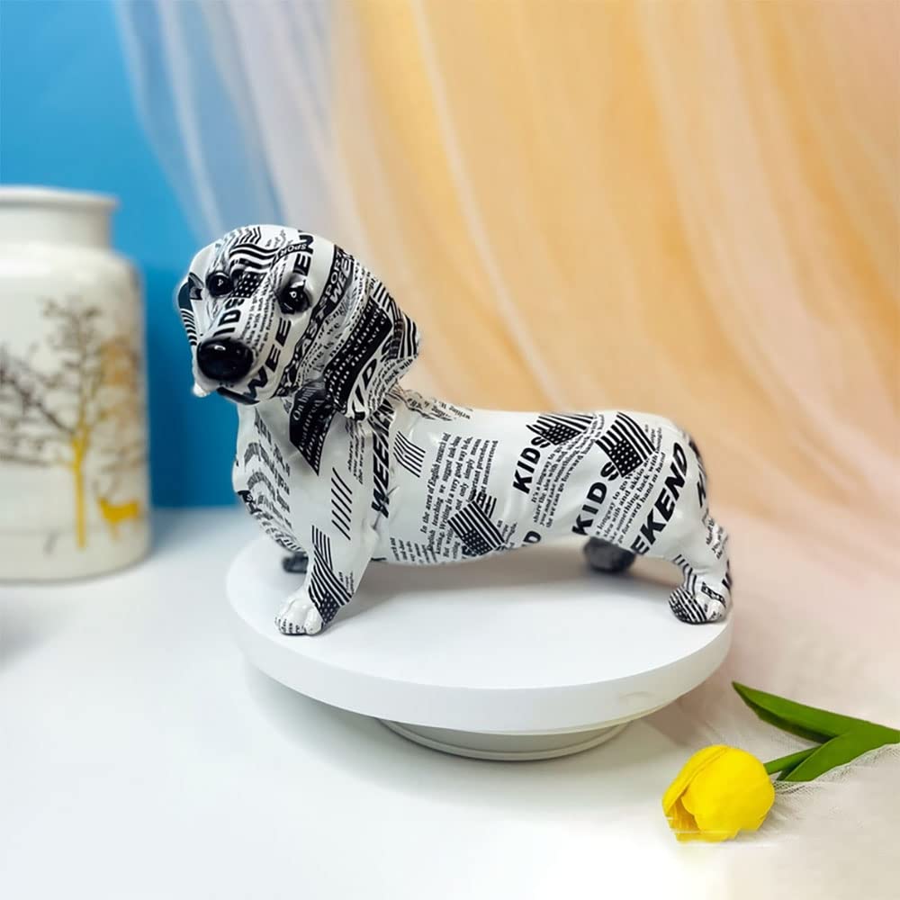 Graffiti French Bulldog Statue Sculpture Art Figurine Home Decoration