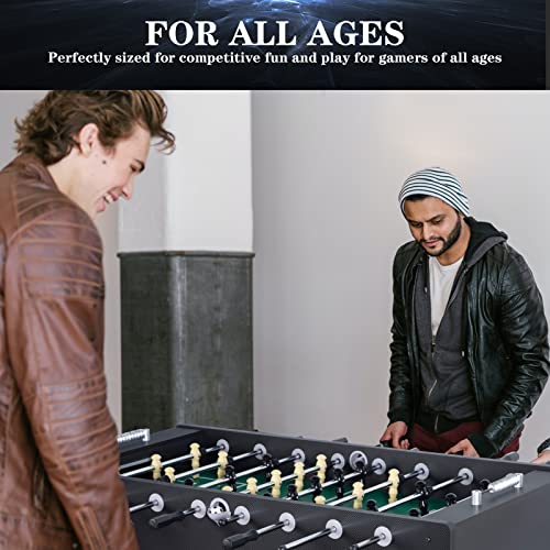 55" Foosball Table and Balls Set for Adults, Kids, Football Arcade