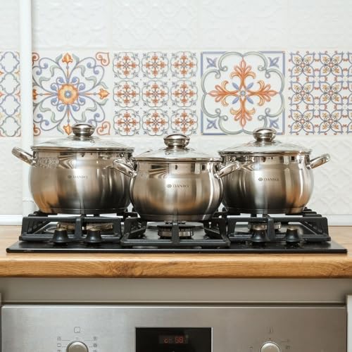 Classic Stainless Steel Kitchen Induction Pot Cookware Set | 6-Piece