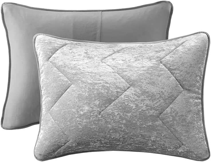 Luxe Comforter Set Velvet Lush with Soft Brushed Microfiber Reverse