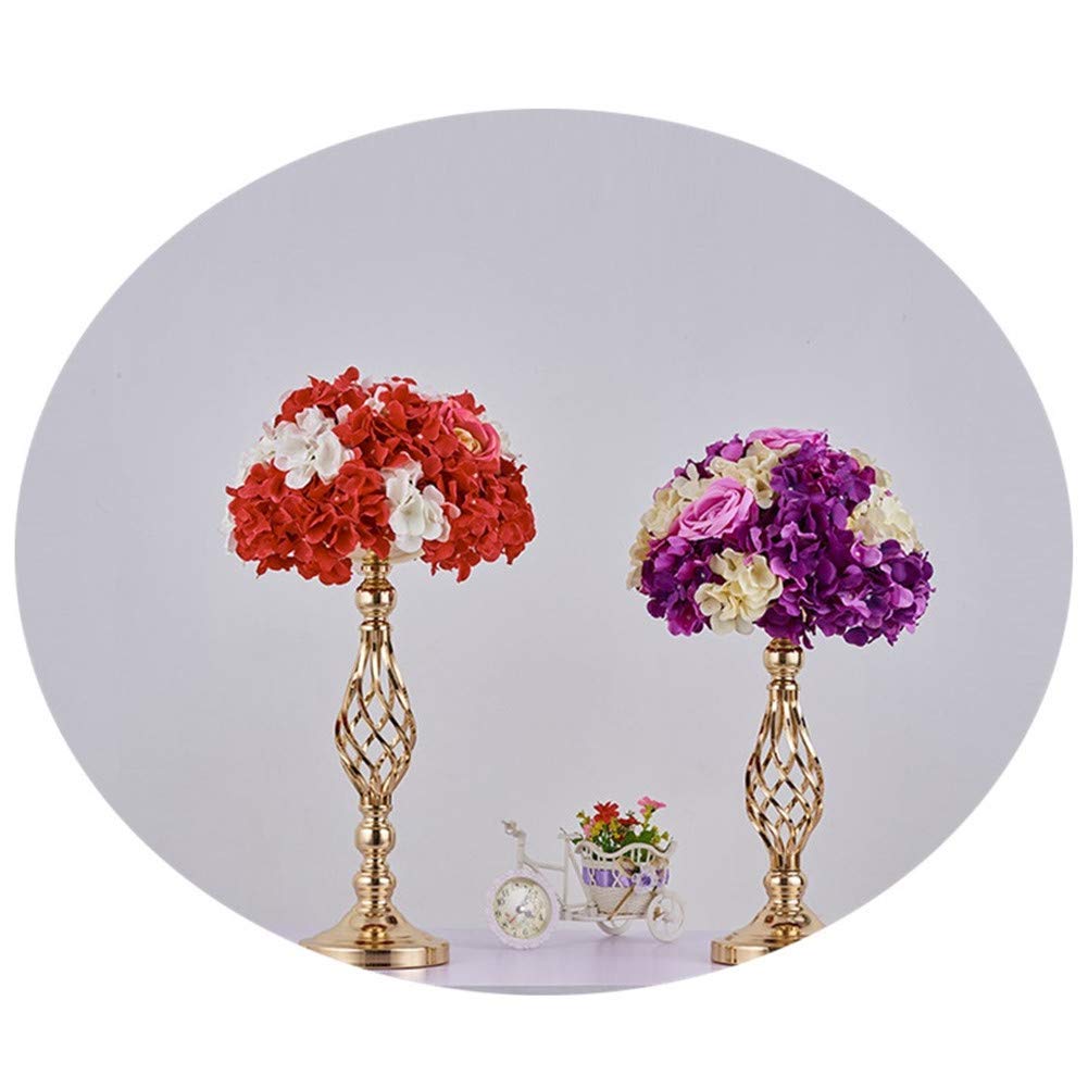 10Pcs/Set Metal Flower Vase, Wedding/Party Flowers Centerpieces for Table