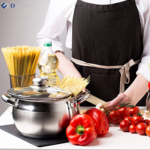 Classic Stainless Steel Kitchen Induction Pot Cookware Set | 6-Piece