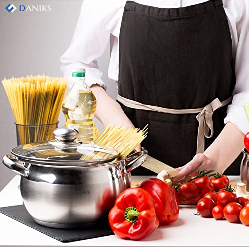 Classic Stainless Steel Kitchen Induction Pot Cookware Set | 6-Piece