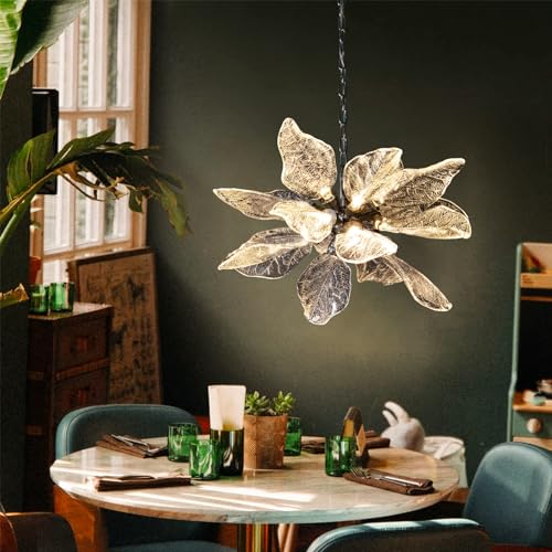 Leaf 39 inch Large Chandelier Dining Room Chandelier Over Table