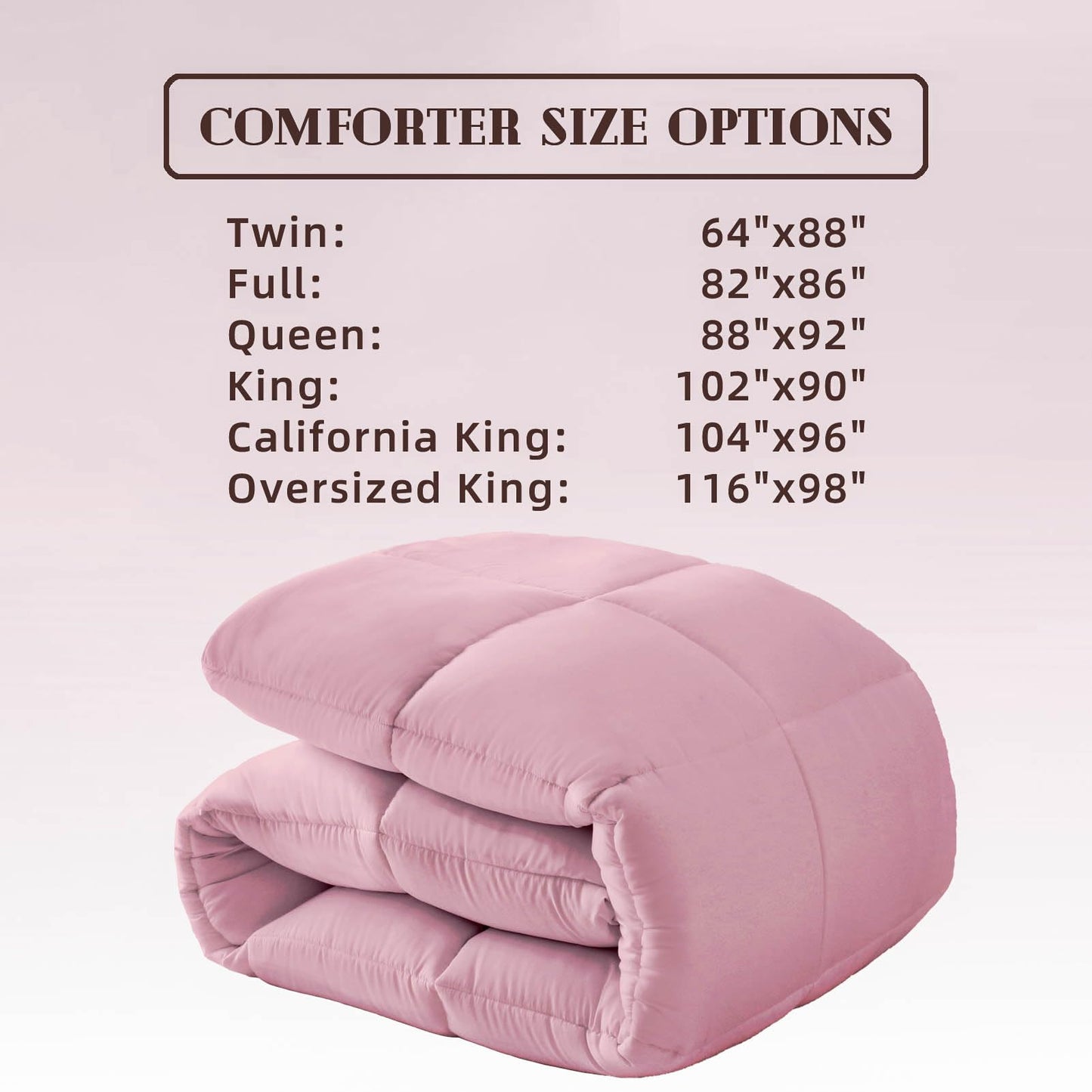 Comforters Queen Size, Duvet Insert, White All Season Duvet, Lightweight