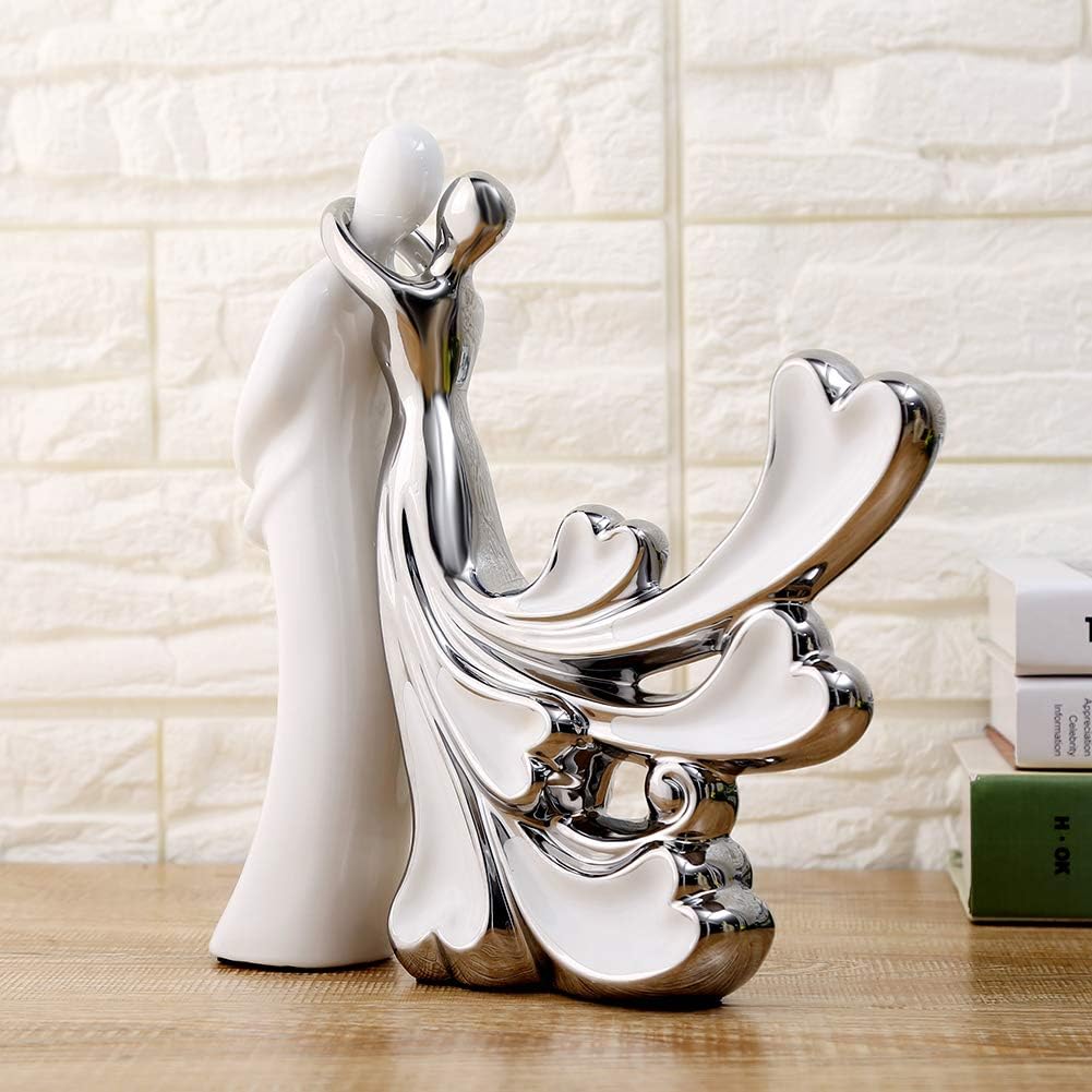 Passionate Lovers Hug Couples Statues Gifts Home Living Room Decoration