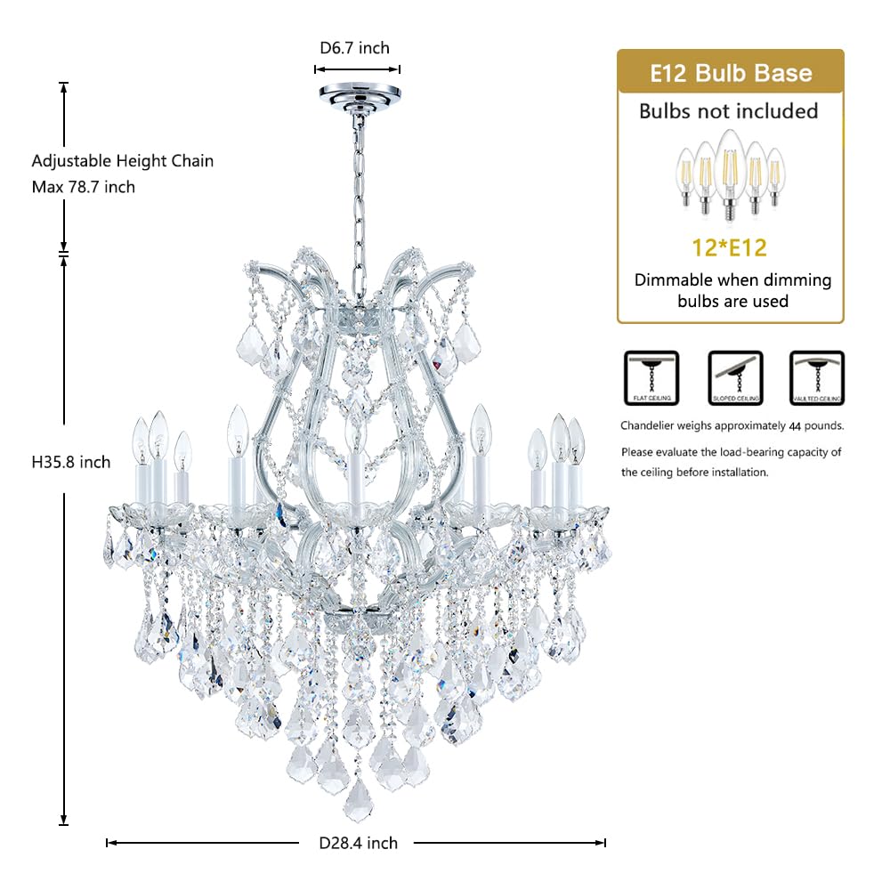 Large Gold Modern Crystal Chandelier Light Fixtures