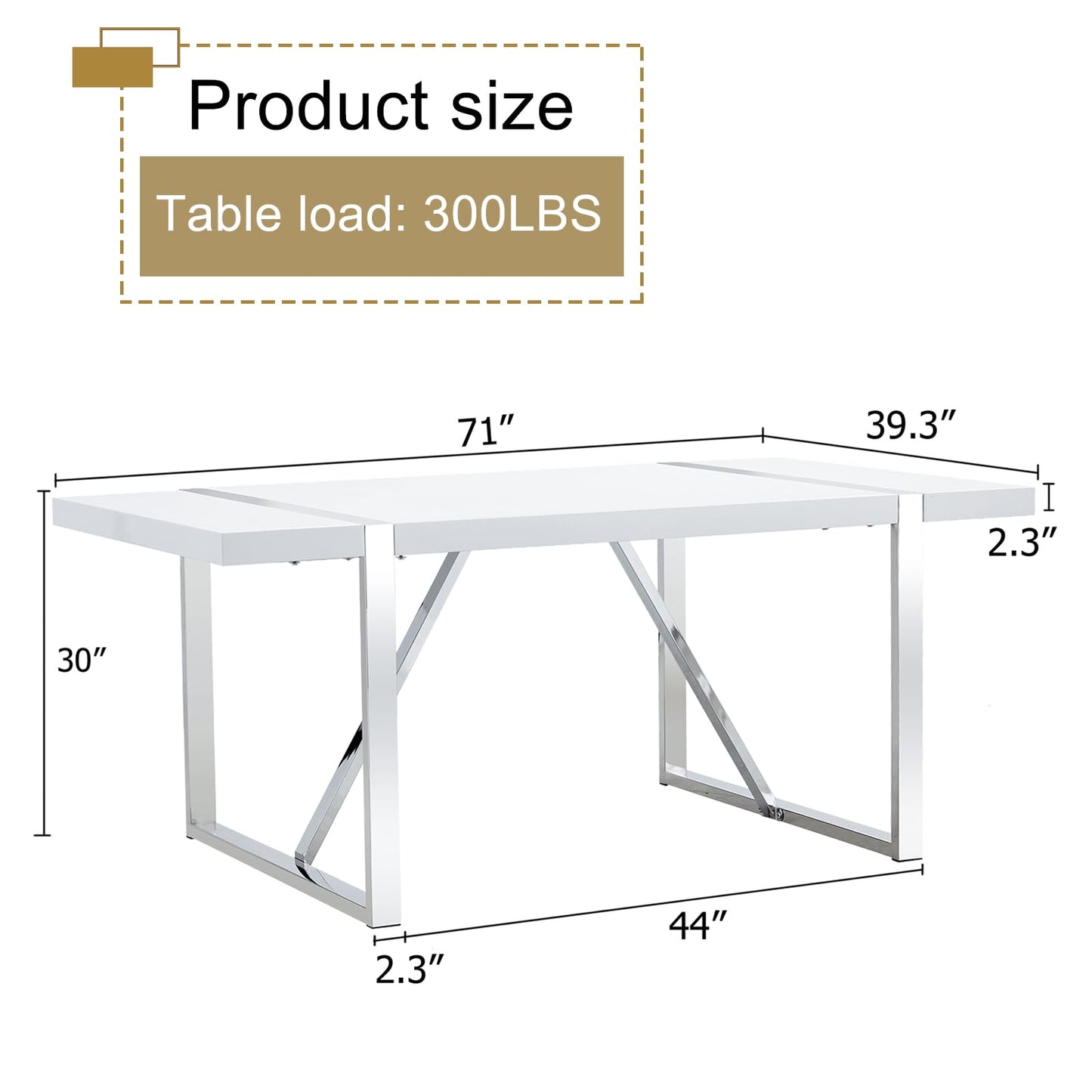 Dining Table Set for 4，5 Piece Dining Table Set