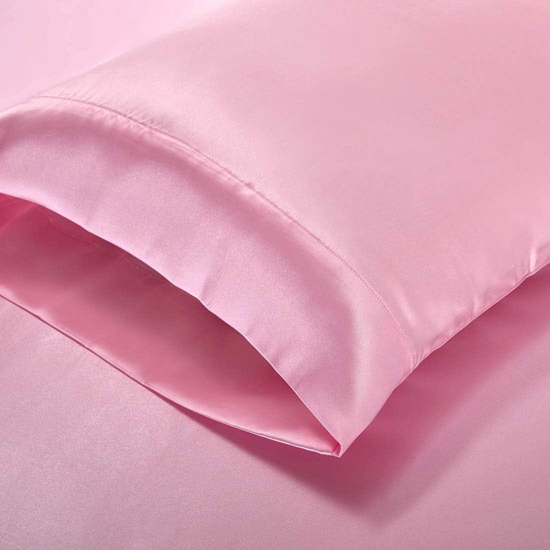 4pcs Satin Sheets Set Luxury Silky Satin Bedding Set with Deep Pocket