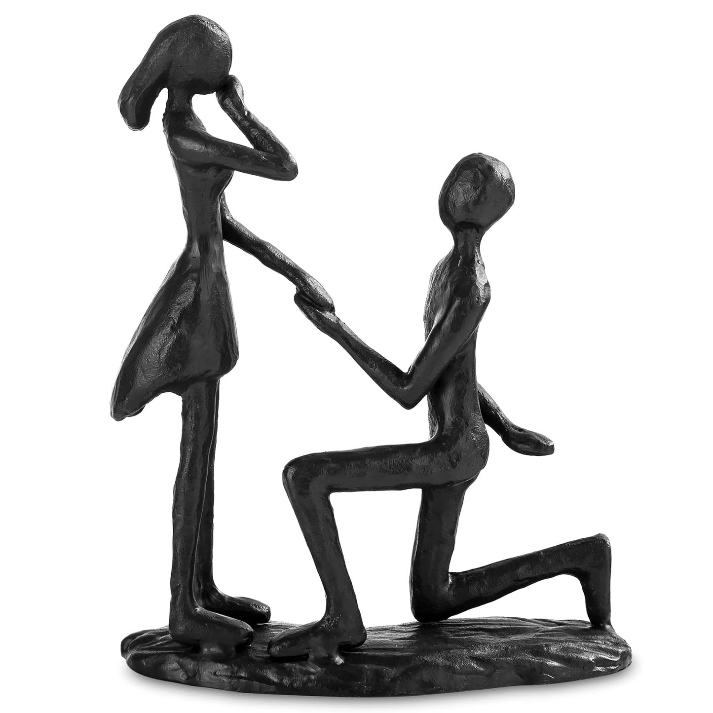 Iron Gift for Anniversaries Wedding Small Modern Abstract Figurine