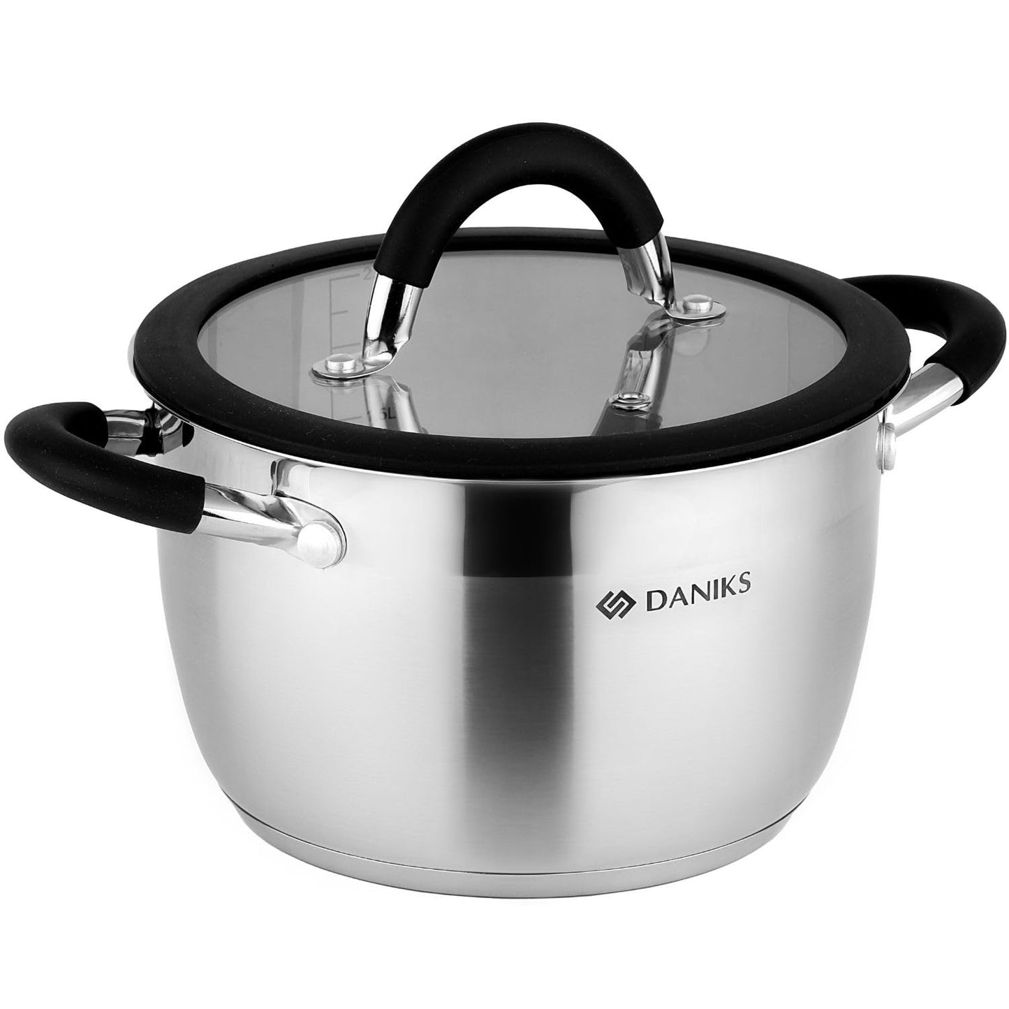 Stainless Steel Kitchen Induction Pot Cookware Set | 10-Piece