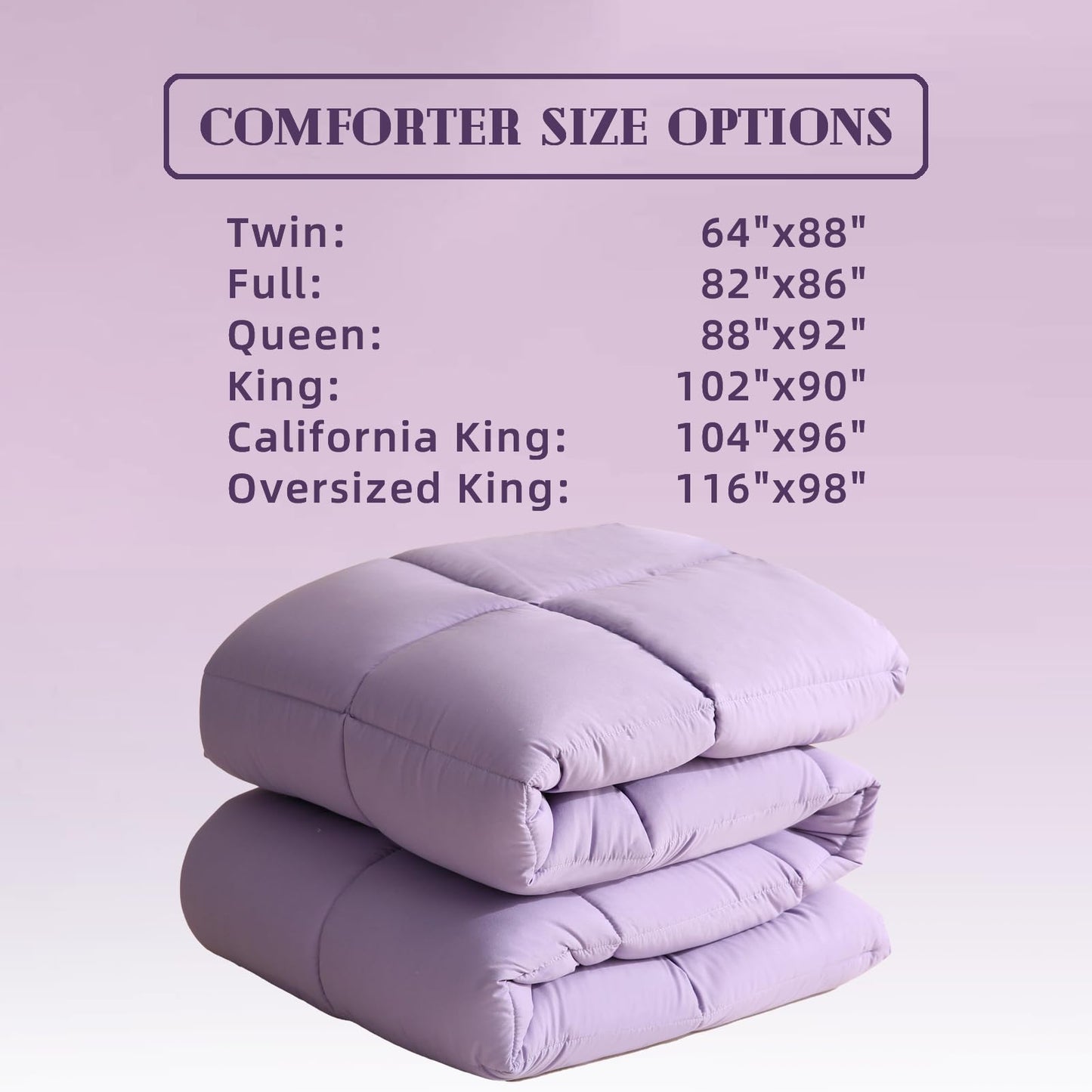 Comforters Queen Size, Duvet Insert, White All Season Duvet, Lightweight