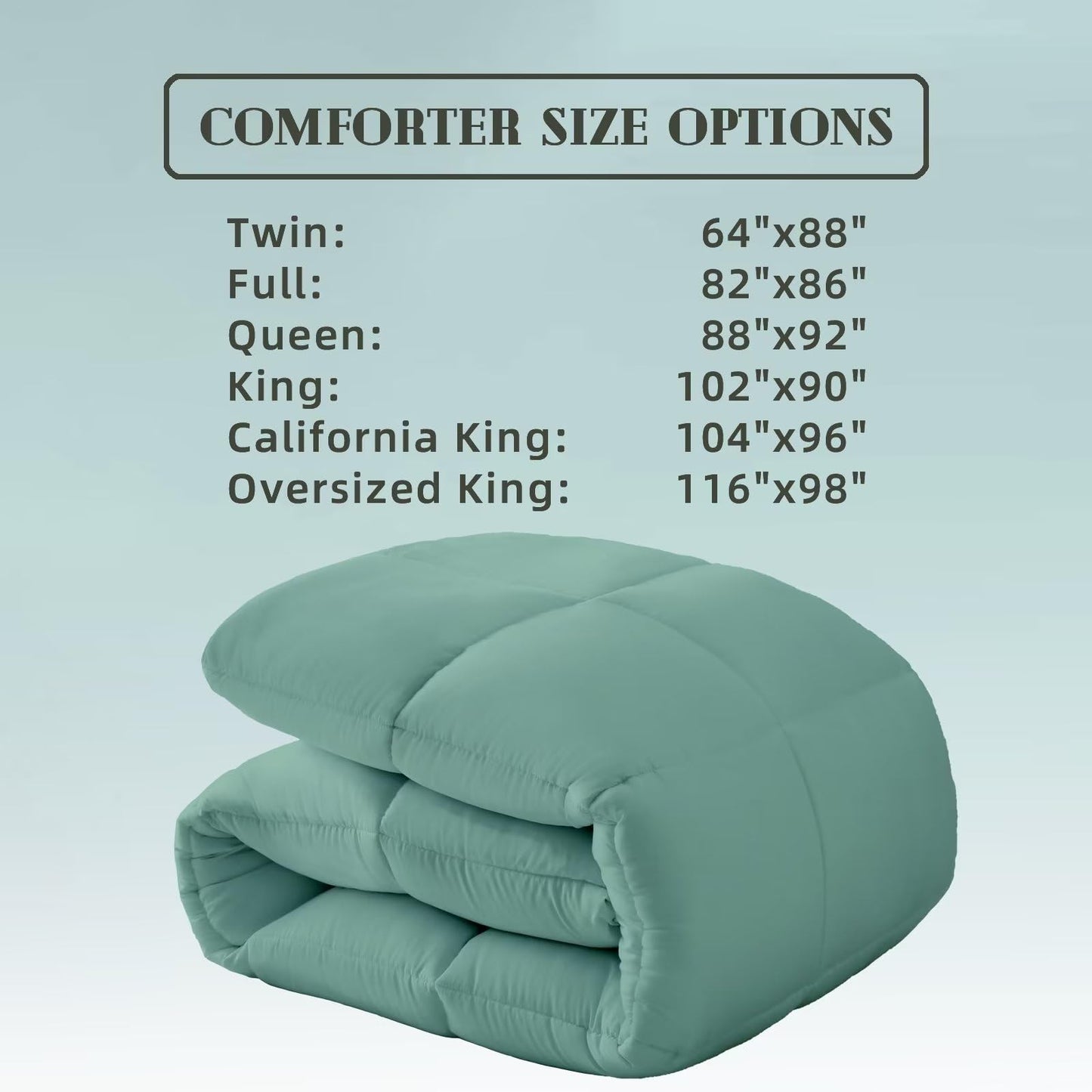 Comforters Queen Size, Duvet Insert, White All Season Duvet, Lightweight