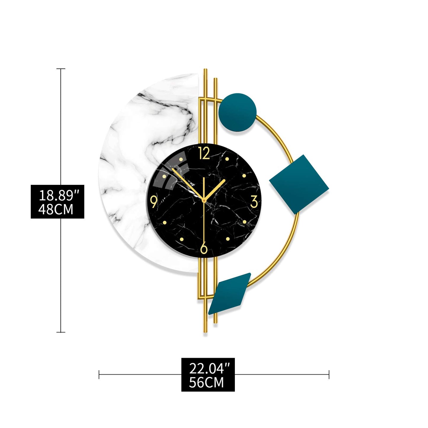 Large Silent Wall Clocks, Modern, Battery Operated, Non-Ticking