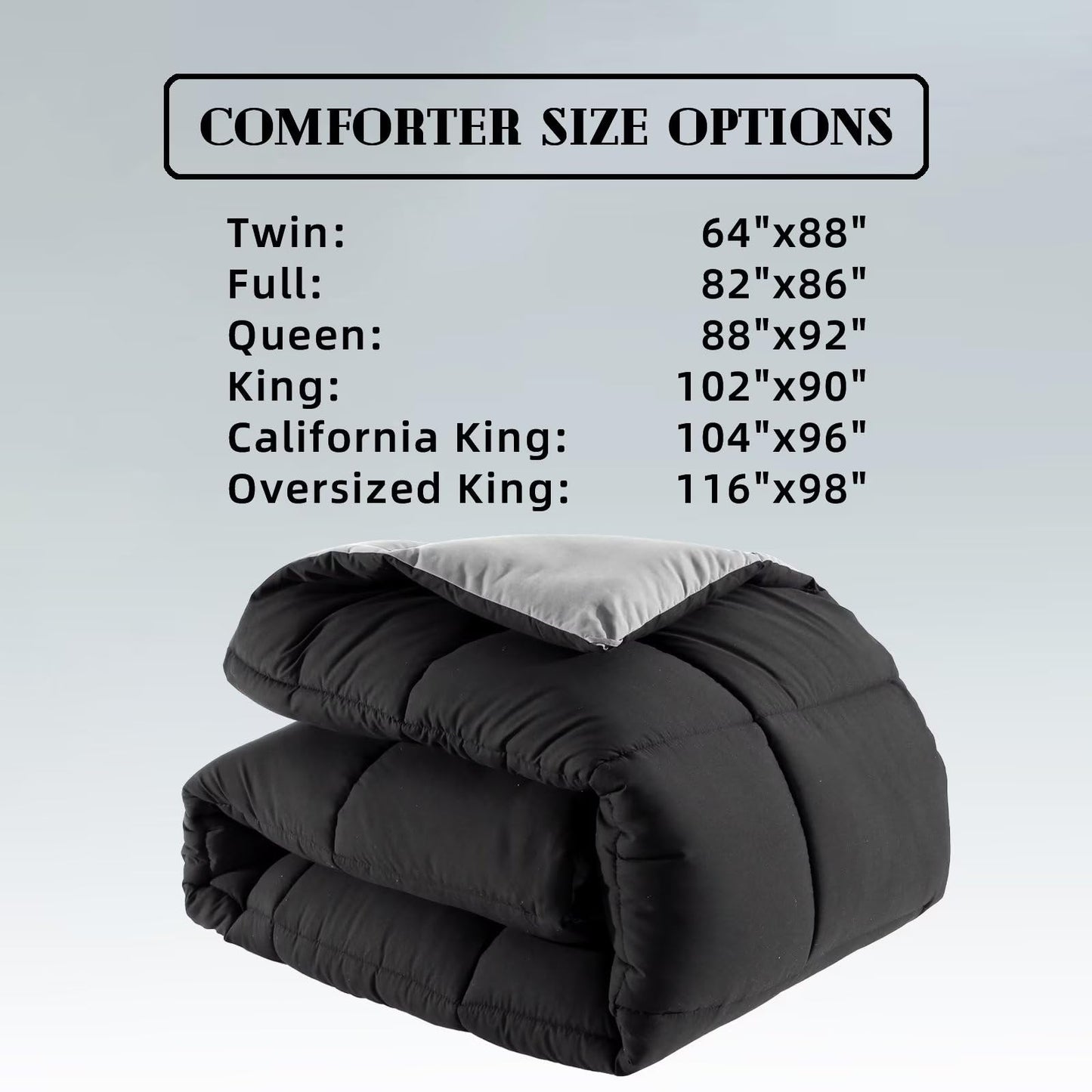 Comforters Queen Size, Duvet Insert, White All Season Duvet, Lightweight