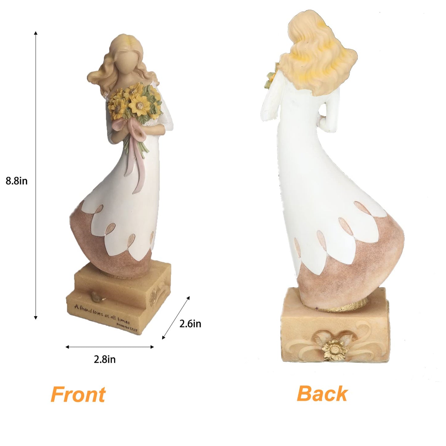 Collectible Figurines, Statues. Hand Painted Sculpture for Home Décor