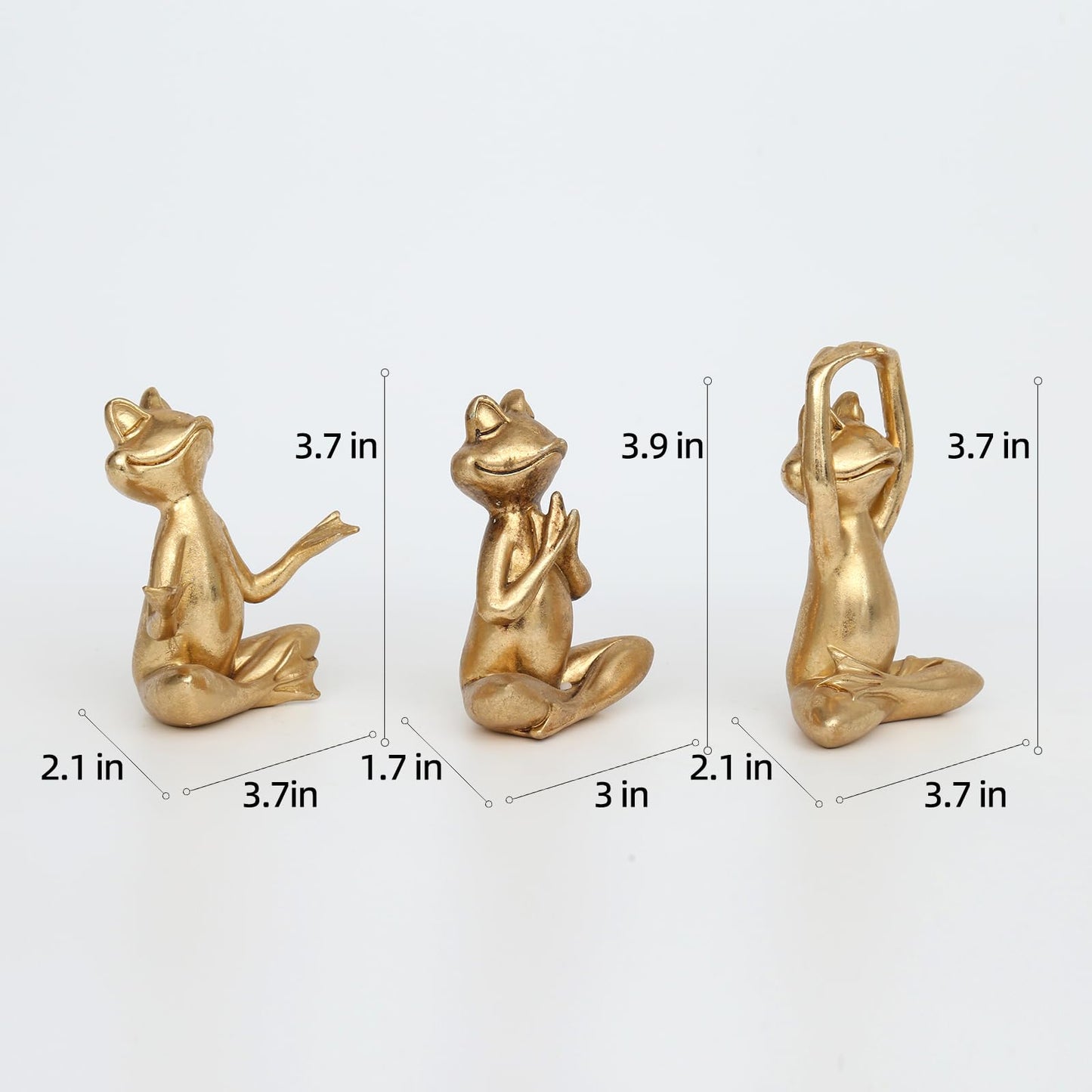 Gold Couple Sculptures ,Modern Abstract Decor