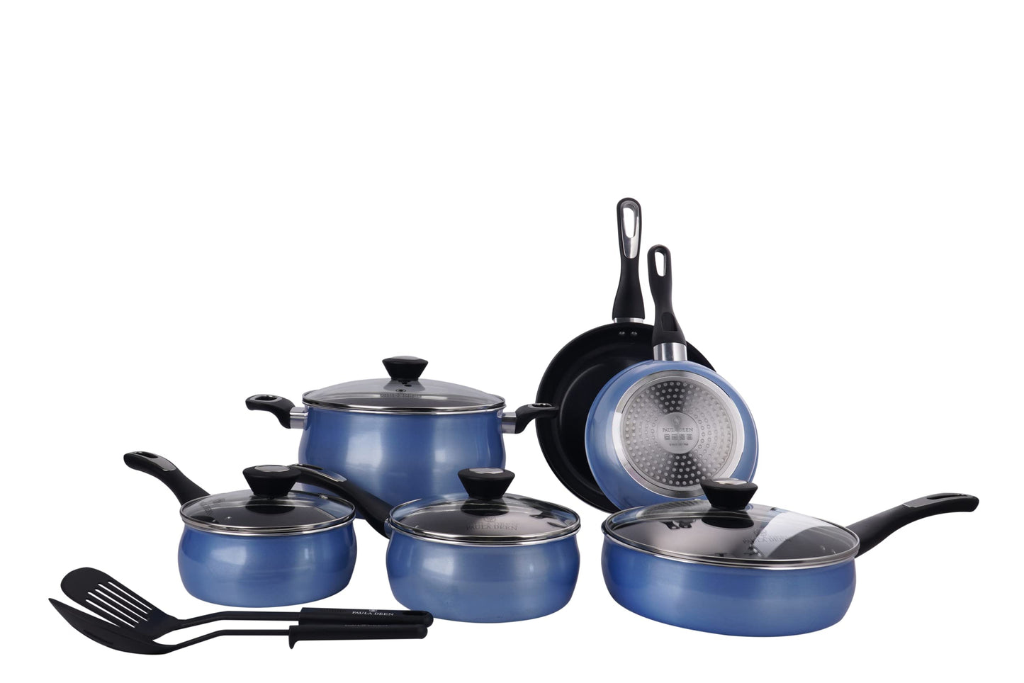 14-Piece Ceramic, Non-Stick Cookware Set, 100% PFOA-Free and Induction Ready