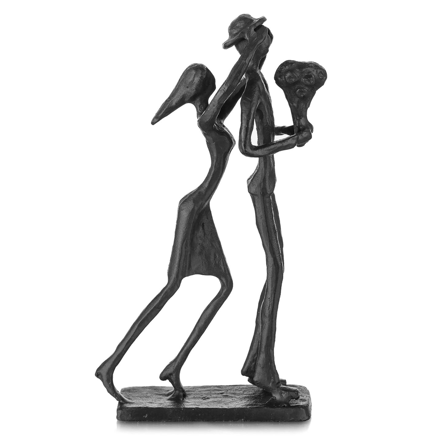 Iron Gift for Anniversaries Wedding Small Modern Abstract Figurine