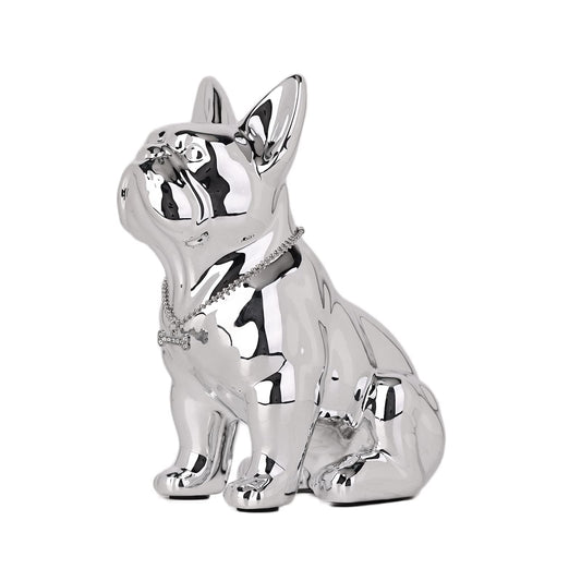 French Bulldog Sculpture Home Decor Modern Collectible Statue