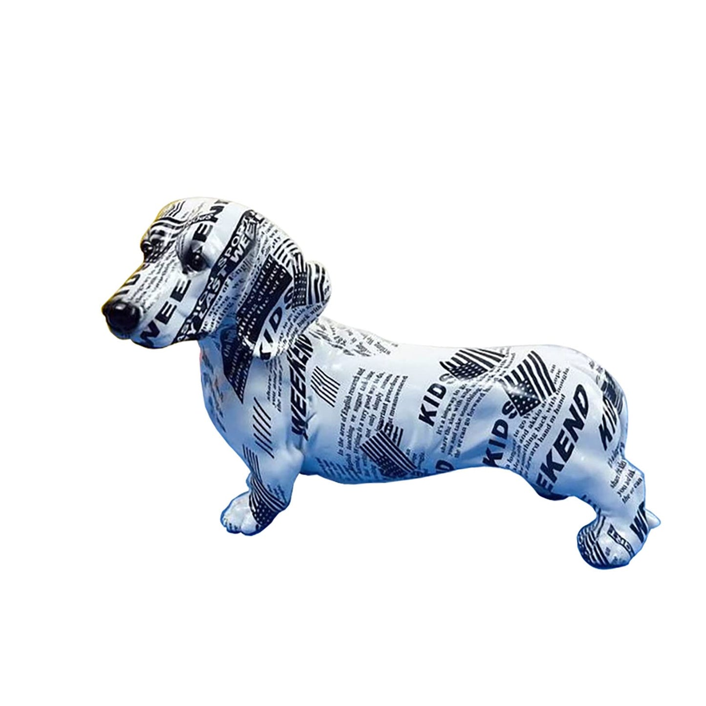 Graffiti French Bulldog Statue Sculpture Art Figurine Home Decoration