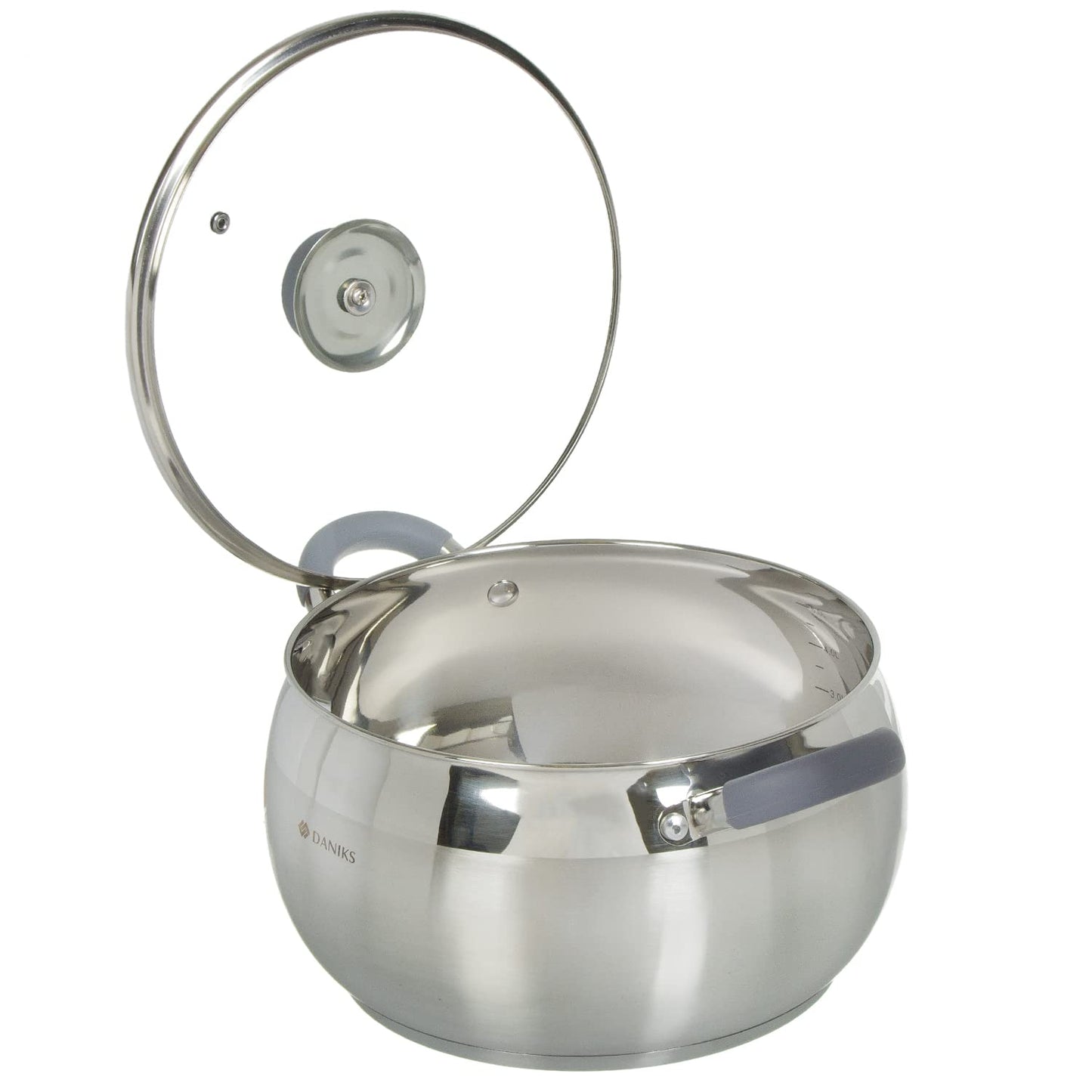 Modern Stainless Steel Kitchen Induction Pot Cookware Set | 10-Piece