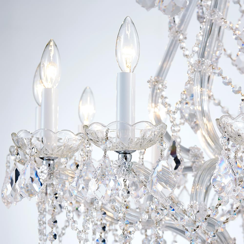 Large Gold Modern Crystal Chandelier Light Fixtures