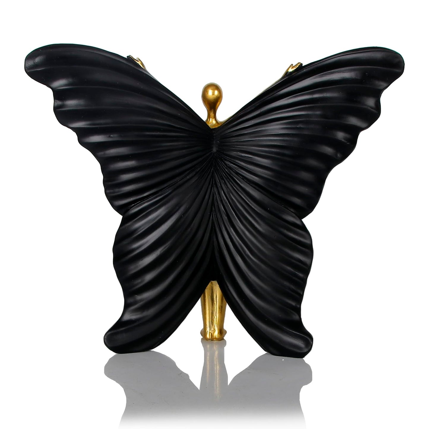 Black Fairy Statues and Figurines Indoor Table Decor - Abstract Modern Home Sculpture