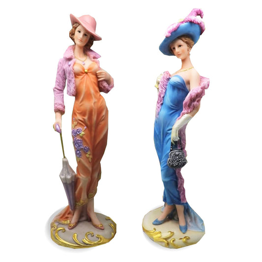 Collectible Figurines, Statues. Hand Painted Sculpture for Home Décor