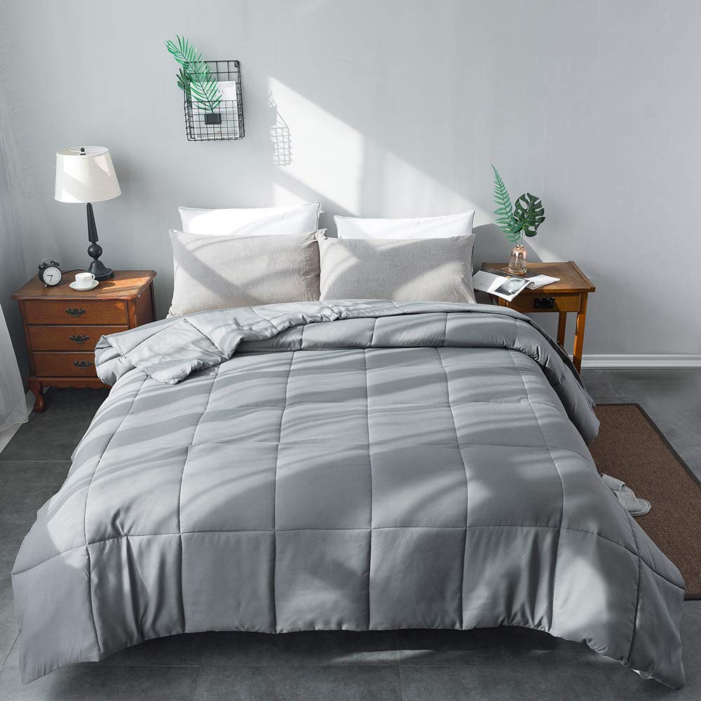 Comforters Queen Size, Duvet Insert, White All Season Duvet, Lightweight