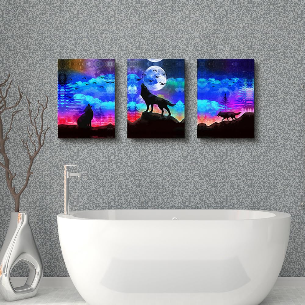 Framed Wall Art For Bedroom Abstract Wall Decor Art  3 Piece