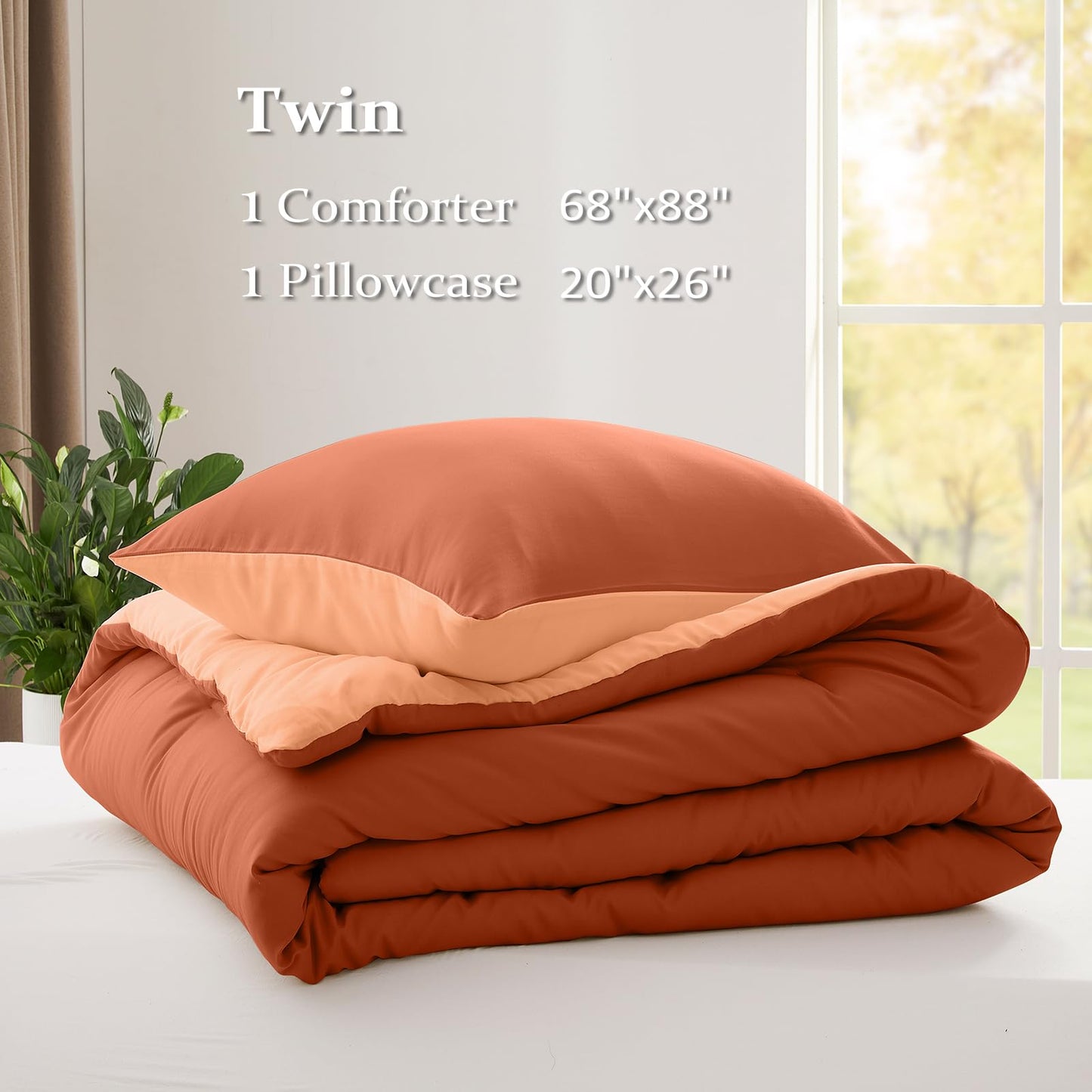 Lightweight Beige Comforter Set Queen Size, Fluffy Comforters