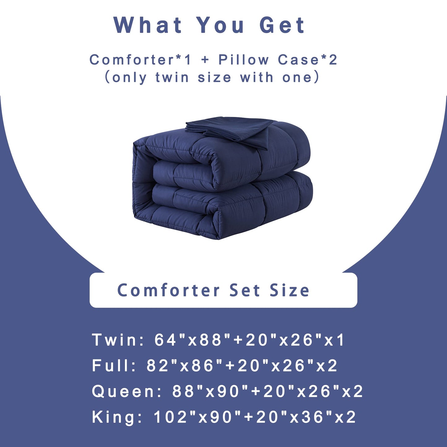 Full Size Comforter Sets -All Season Bedding Comforters Sets