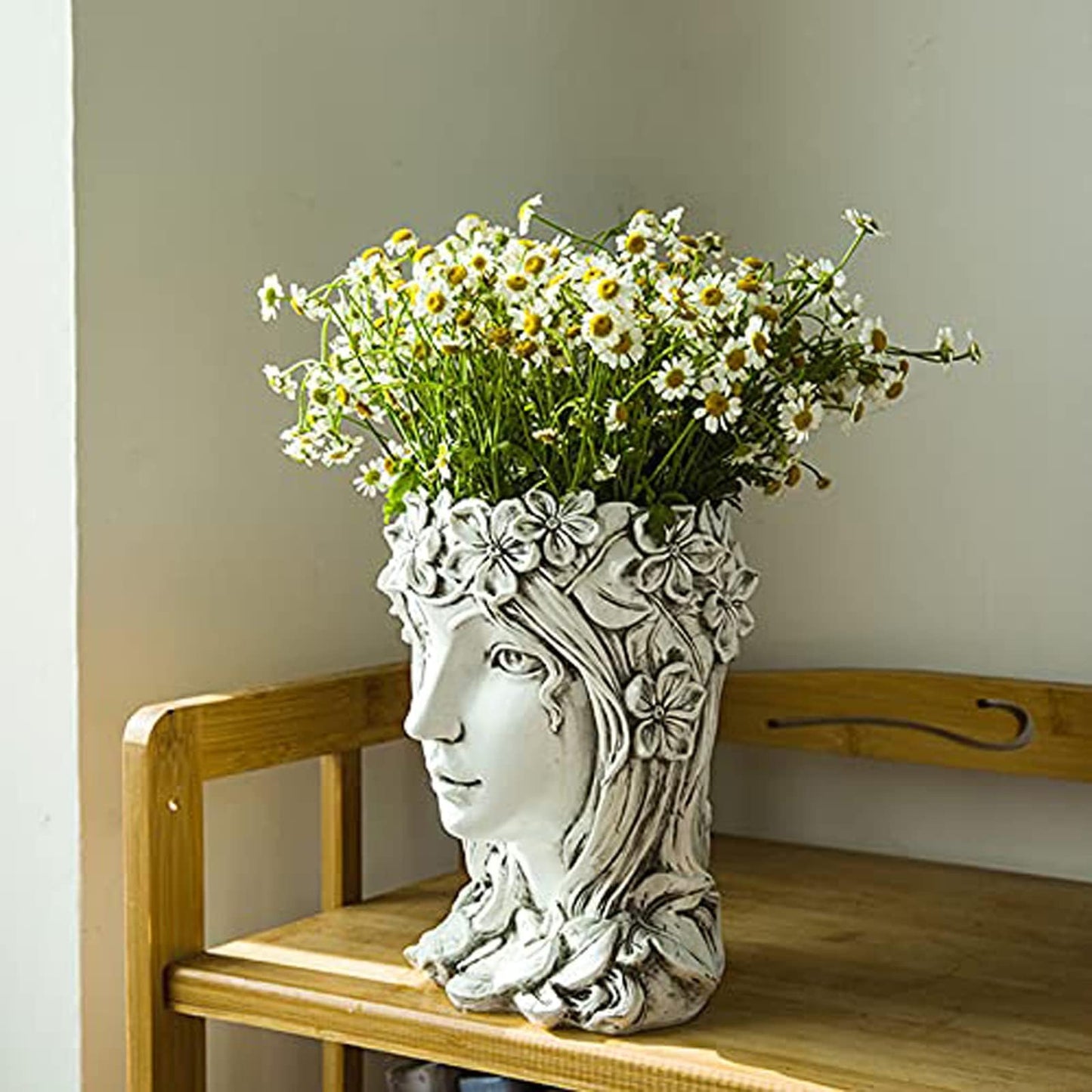 Face Flower Pot Head Planter Pots Succulent Planter Goddess Face