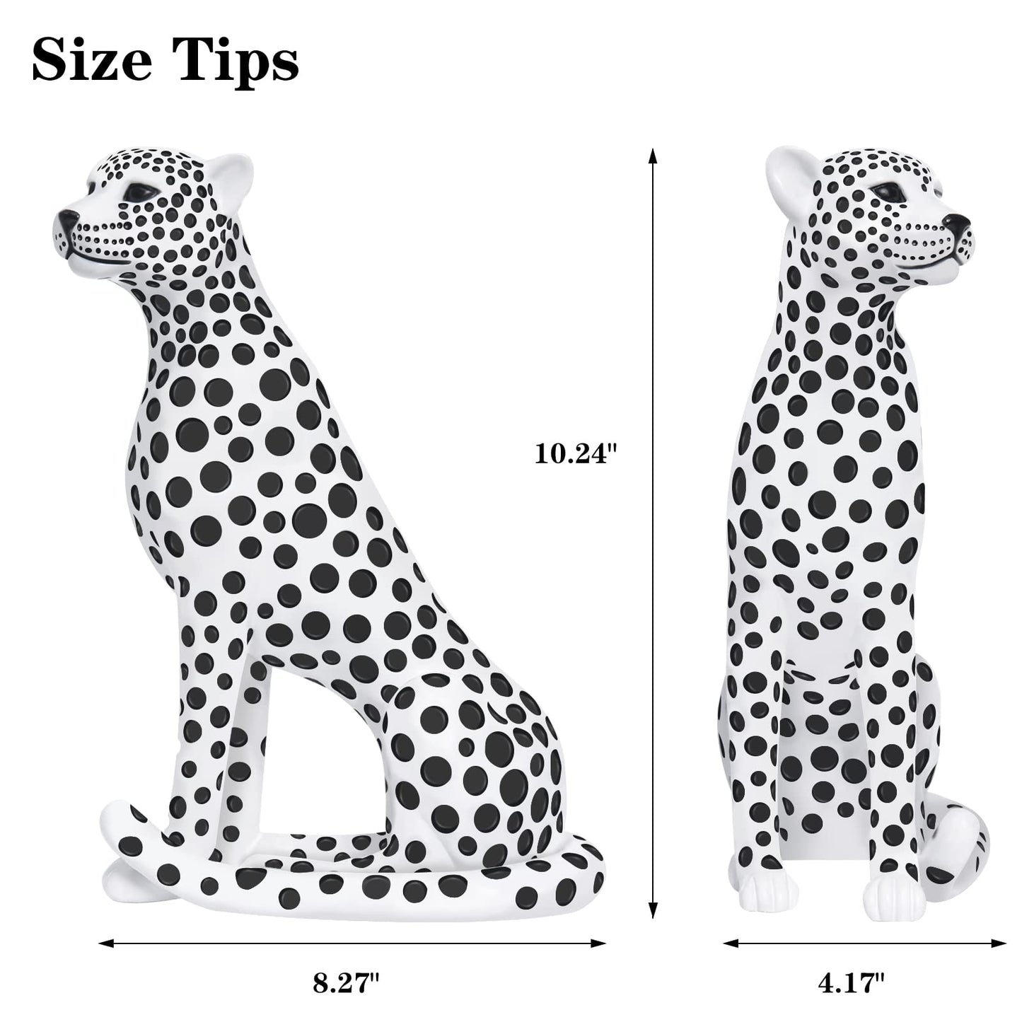 Leopard Sculptures for Home Decor, Modern Decorations for Living Room