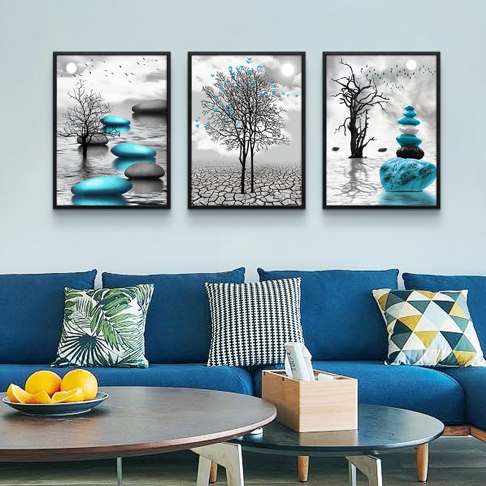 Canvas Wall Art Decor - Modern 3 Piece Framed Canvas Art Prints