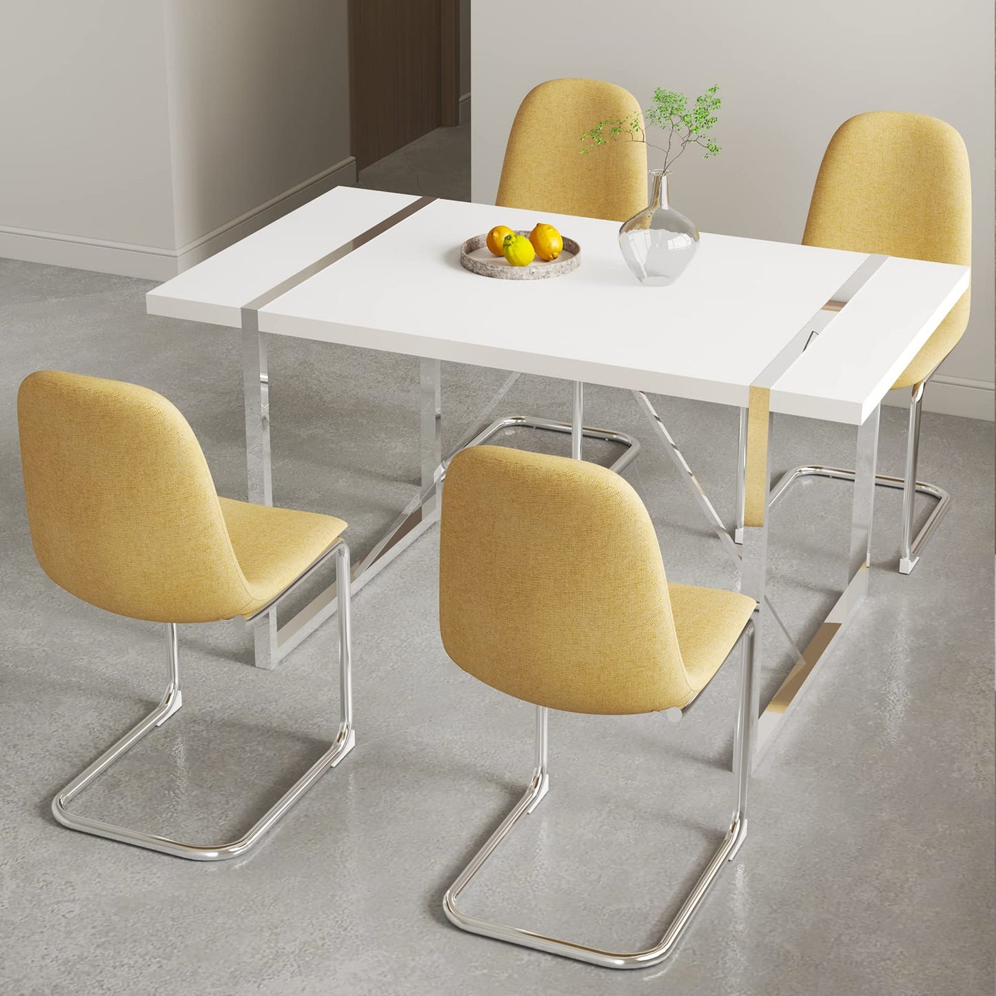 Dining Table Set for 4，5 Piece Dining Table Set