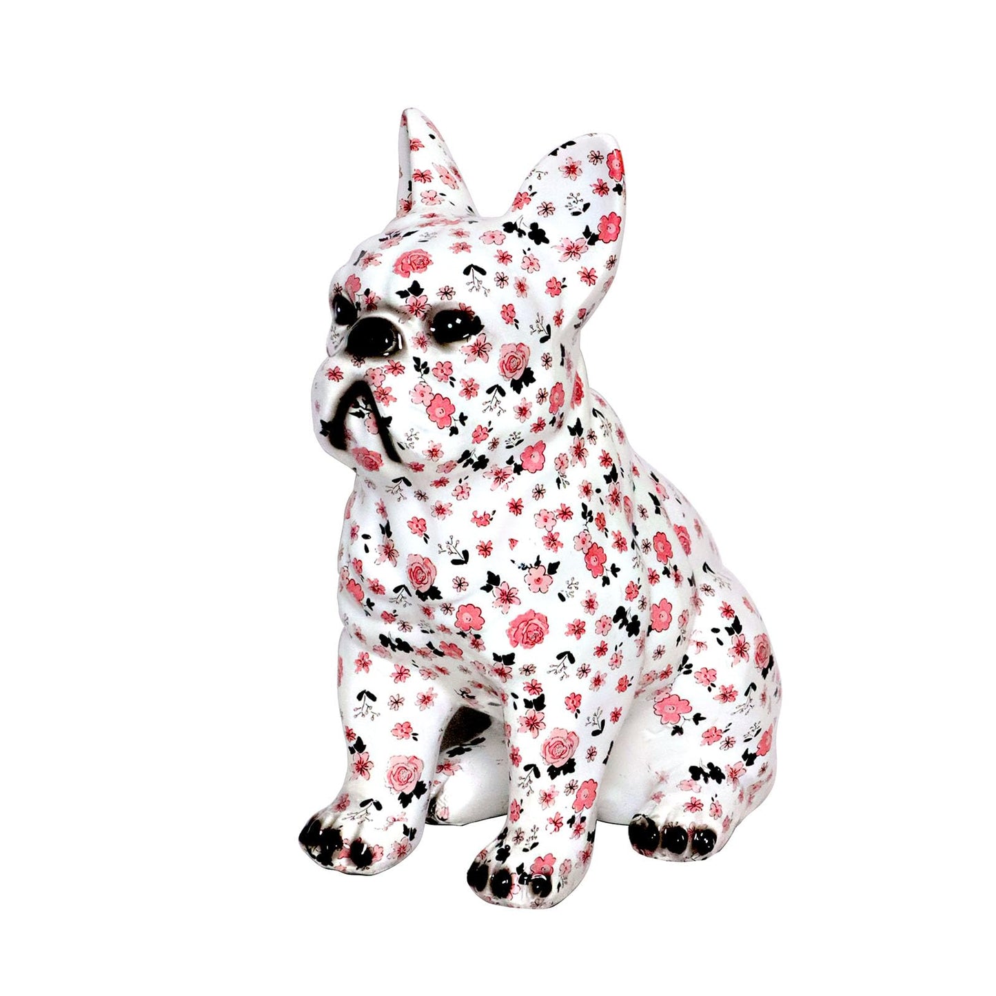 Graffiti French Bulldog Statue Sculpture Art Figurine Home Decoration