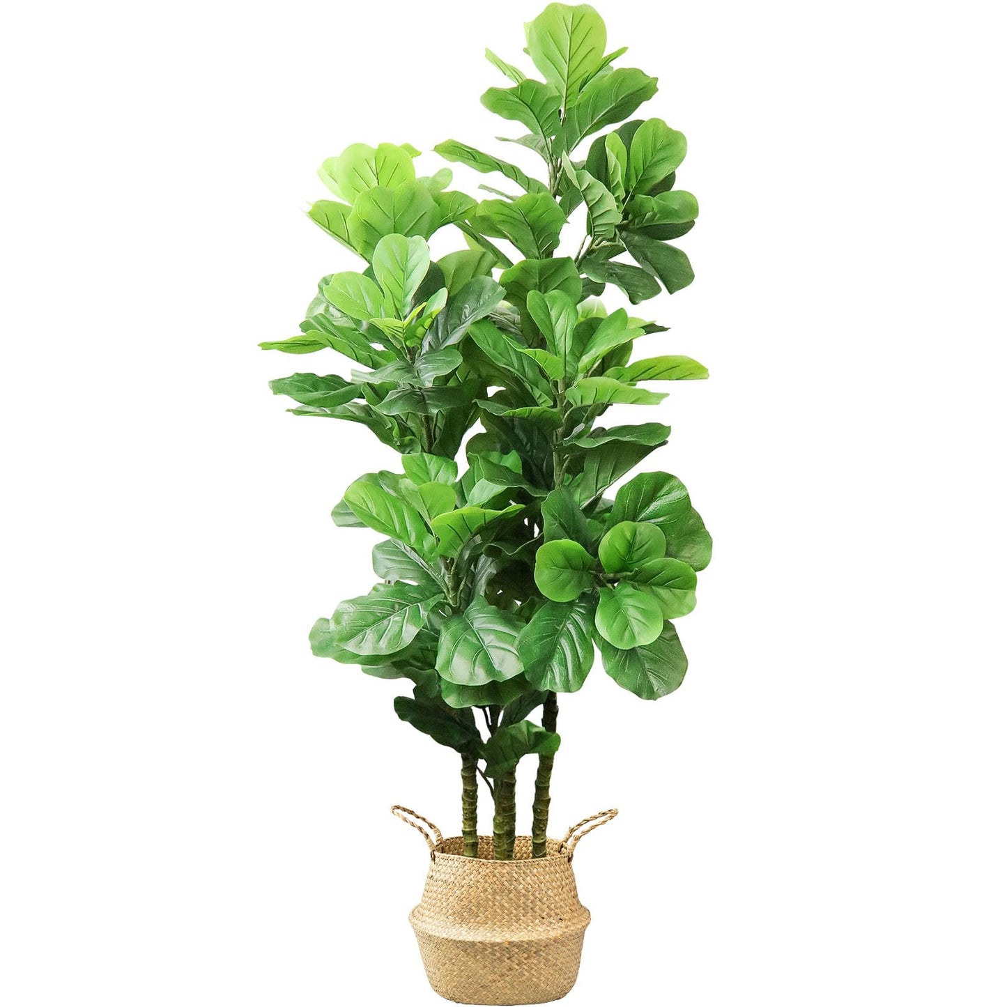 6ft  Artificial Fiddle Leaf Fig Tree Fake Tree Faux Plant