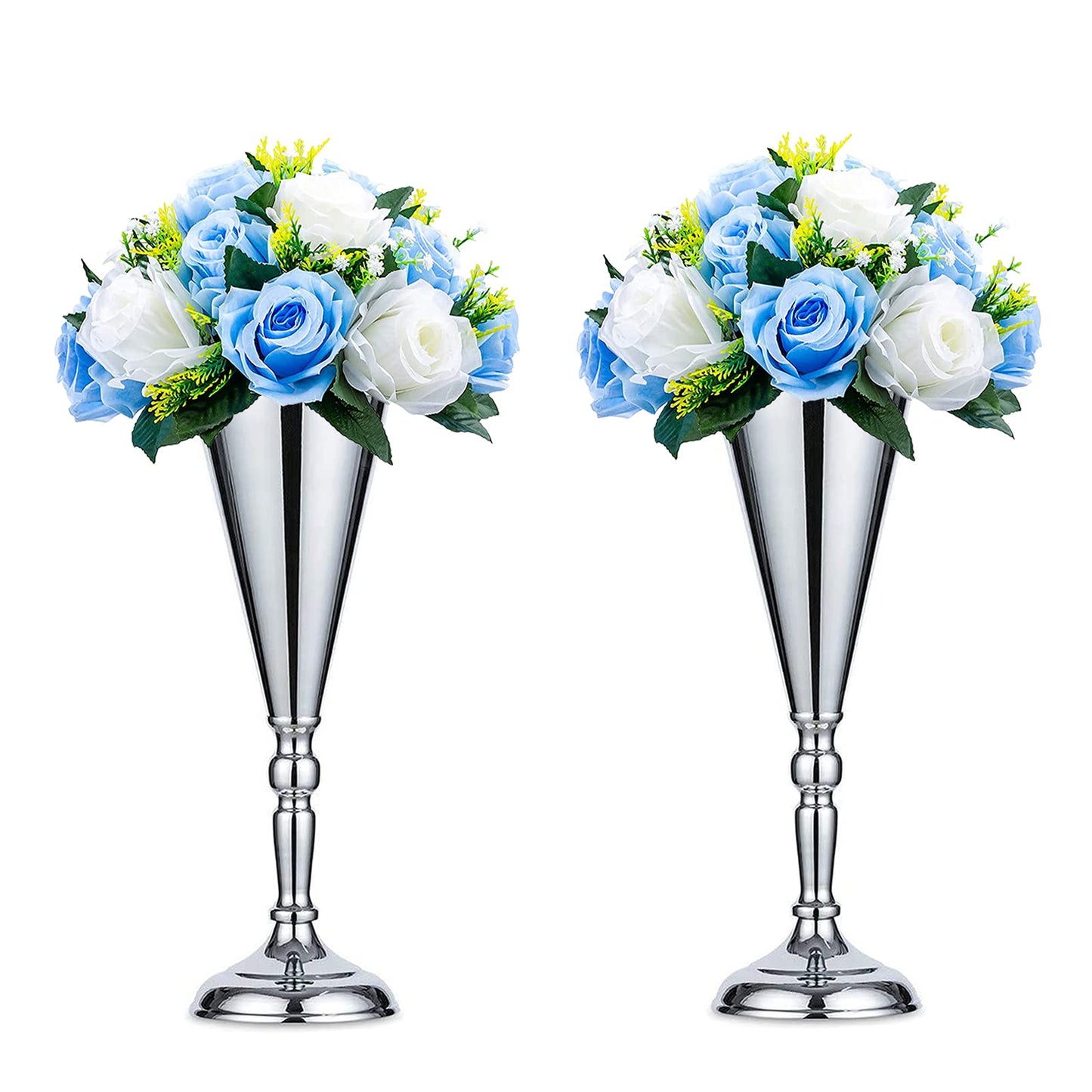 Trumpet Vase Floral Centerpiece Riser Stand for Wedding Reception Centerpieces