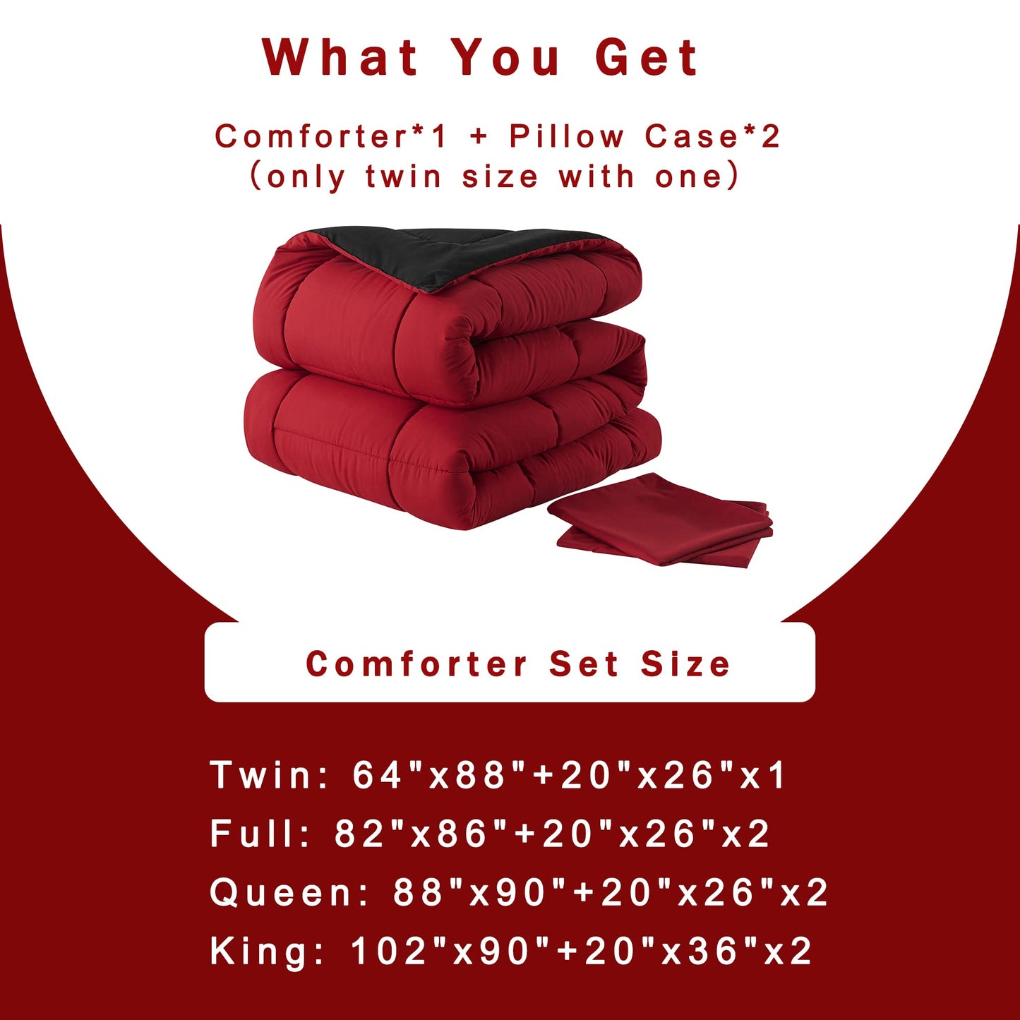 Full Size Comforter Sets -All Season Bedding Comforters Sets