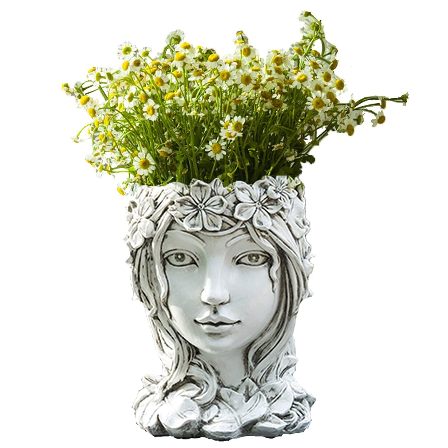 Face Flower Pot Head Planter Pots Succulent Planter Goddess Face